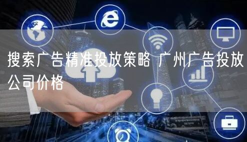 搜索广告精准投放策略 广州广告投放公司价格