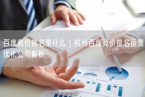 百度竞价排名是什么｜杭州百度竞价排名运营优化公司解析