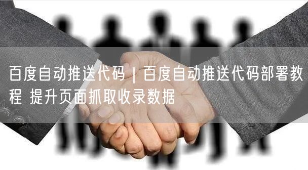 百度自动推送代码｜百度自动推送代码部署教程 提升页面抓取收录数据