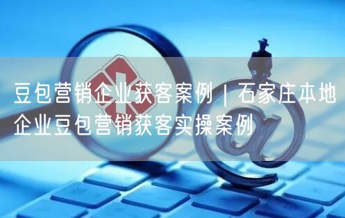 豆包营销企业获客案例｜石家庄本地企业豆包营销获客实操案例