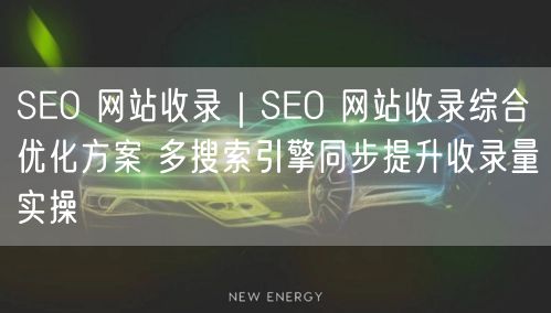 SEO网站收录实操：多引擎优化方案，快速提升收录量